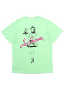画像1: ICECREAM SERVER TEE GREEN ASH (1)