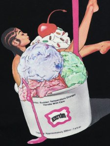 画像3: ICECREAM PIN UP TEE BLACK (3)