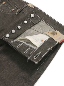 画像4: 【送料無料】LEVI'S 501 ORIGINAL SHRINK TO FIT-DK BRN RIGID (4)