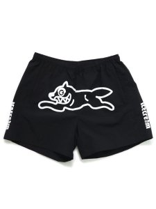 画像1: 【送料無料】ICECREAM NYLON SWITCHING EASY SHORTS BLACK (1)