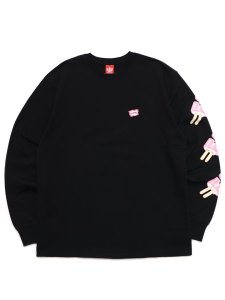 画像2: 【送料無料】ICECREAM DOLLAR POP LS TEE BLACK (2)
