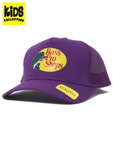 画像1: 【KIDS】BASS PRO SHOPS YOUTH BPS MESH BACK CAP PURPLE (1)