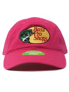 画像2: 【KIDS】BASS PRO SHOPS TODDLER EMBROIDERED LOGO TWILL CAP FUCHS (2)