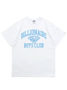 画像1: BILLIONAIRE BOYS CLUB BB COLLEGE TEE WHITE (1)