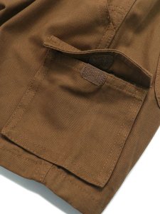画像6: 【KIDS】CARHARTT KIDS CHILD CANVAS CARGO WORK SHORT-C.BRN (6)