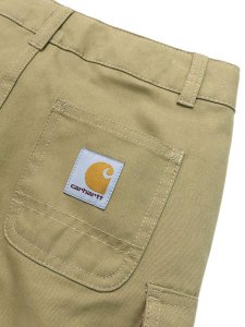 画像5: 【KIDS】CARHARTT KIDS CHILD CANVAS CARGO WORK SHORT-DK KH (5)