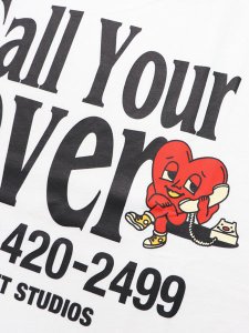 画像3: MARKET CALL YOUR LOVER TEE WHITE (3)