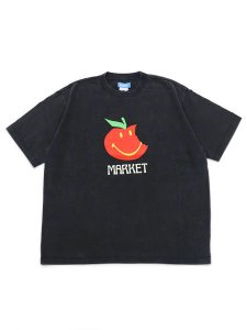 画像1: MARKET SMILEY HONEYCRISP TEE WASHED BLACK (1)