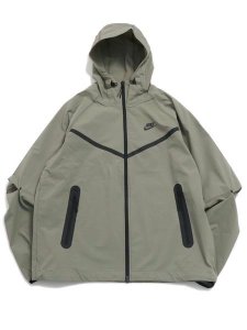 画像1: 【送料無料】NIKE TECH WINDRUNNER WOVEN FZ JACKET-L.ARMY (1)