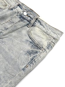 画像3: 【送料無料】mnml X696 PAISLEY PATTERNED SKINNY DENIM (3)