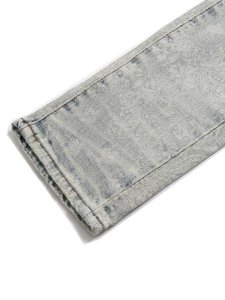 画像7: 【送料無料】mnml X696 PAISLEY PATTERNED SKINNY DENIM (7)