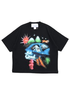 画像1: 【送料無料】JUNGLES ALL GOOD AIRBRUSH TEE BLACK (1)