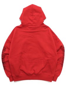 画像2: 【SALE】【送料無料】JUNGLES FIND TRUTH HOODIE RED (2)