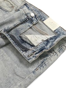 画像4: 【送料無料】mnml X696 PAISLEY PATTERNED SKINNY DENIM (4)