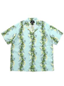 画像1: 【送料無料】MANASTASH LINEN MANALOHA SHIRT LIGHT BLUE (1)