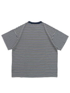 画像2: CHAMPION US COTTON BORDER TEE-NAVY (2)