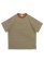画像1: CHAMPION US COTTON BORDER TEE-MEDIUM BROWN (1)