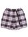 画像1: 【送料無料】MANASTASH WASHED PLAID SHORT PURPLE (1)