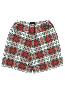 画像2: 【SALE】MANASTASH WASHED PLAID SHORT RED (2)