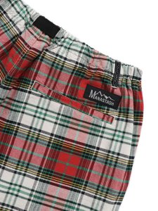 画像6: 【SALE】MANASTASH WASHED PLAID SHORT RED (6)