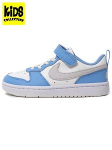 画像1: 【KIDS】NIKE COURT BOROUGH LOW RECRAFT PS WH/C.PULSE (1)