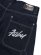 画像6: 【送料無料】FUBU METALLIC DENIM SHORT PANTS NAVY (6)
