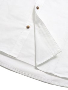 画像4: 【送料無料】NIKE CLUB OVERSIZED LS OXFORD SHIRT-WHITE (4)