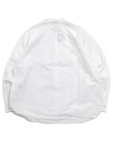 画像2: 【送料無料】NIKE CLUB OVERSIZED LS OXFORD SHIRT-WHITE (2)
