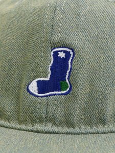 画像6: WHIMSY SOCKS DENIM SOCKS CLUB HAT YELLOW DENIM (6)