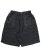 画像1: 【送料無料】WHIMSY SOCKS LINEN PAINTER BAGGY SHORT BLACK (1)