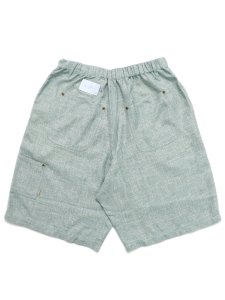 画像2: 【送料無料】WHIMSY SOCKS LINEN PAINTER BAGGY SHORT MINT (2)