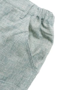 画像3: 【送料無料】WHIMSY SOCKS LINEN PAINTER BAGGY SHORT MINT (3)