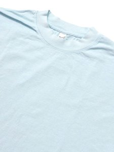 画像3: LOS ANGELES APPAREL 6.5oz GARMENT DYED CREW TEE-LIGHT BLUE (3)