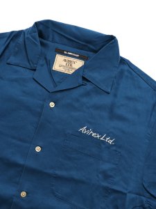 画像3: 【SALE】【送料無料】AVIREX DOUBLE DRAGON SOUVENIR SHIRT BLUE (3)
