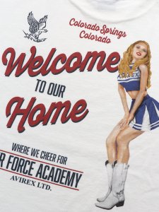 画像6: AVIREX FADED CHEERLEADER TEE WHITE (6)