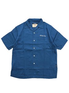 画像2: 【SALE】【送料無料】AVIREX DOUBLE DRAGON SOUVENIR SHIRT BLUE (2)