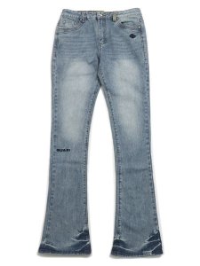 画像1: 【送料無料】GUAPI PACIFIC BLUE BASICS STACKED DENIM (1)