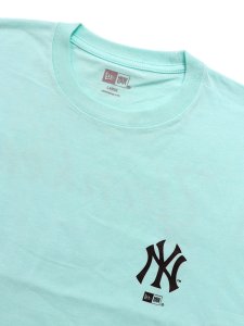画像3: 【SALE】NEW ERA 8oz COTTON TEE YANKEES CELESTO BLUE (3)