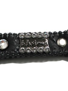 画像3: 【送料無料】B.B.SIMON CLEAR BLACK LEATHER KEY CHAIN 2 (3)
