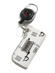 画像1: B.B.SIMON WHITE LOGO LIGHTER HOLDER (1)