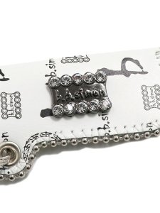 画像3: B.B.SIMON WHITE LOGO LIGHTER HOLDER (3)