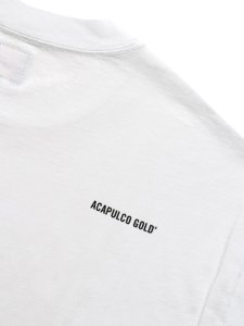 画像4: ACAPULCO GOLD 7.1oz HEAVY HITTERS TEE FADED WHITE (4)