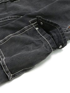 画像7: 【送料無料】TRUE RELIGION VINNY BIG T DENIM CARGO SHORT BULLET BKW (7)