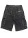 画像1: 【送料無料】TRUE RELIGION VINNY BIG T DENIM CARGO SHORT BULLET BKW (1)