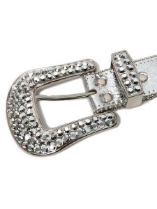 画像2: 【送料無料】B.B.SIMON SAFA CHROME LEATHER BELT (2)