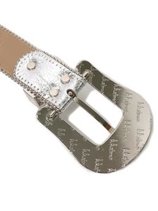 画像3: 【送料無料】B.B.SIMON SAFA CHROME LEATHER BELT (3)
