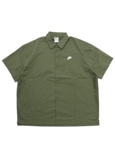 画像1: NIKE CLUB BTN S/S SHIRT OS-MEDIUM OLIVE (1)