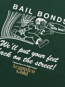 画像3: ACAPULCO GOLD BAIL BOND TEE FOREST GREEN (3)