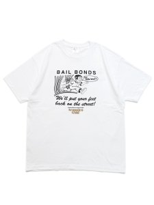 画像1: ACAPULCO GOLD BAIL BOND TEE WHITE (1)