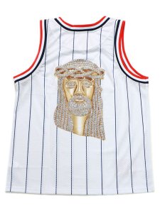 画像2: 【送料無料】FOR THE HOMIES HOMEES MESH JERSEY WHITE (2)